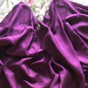 Purple 100% Silk Scarf